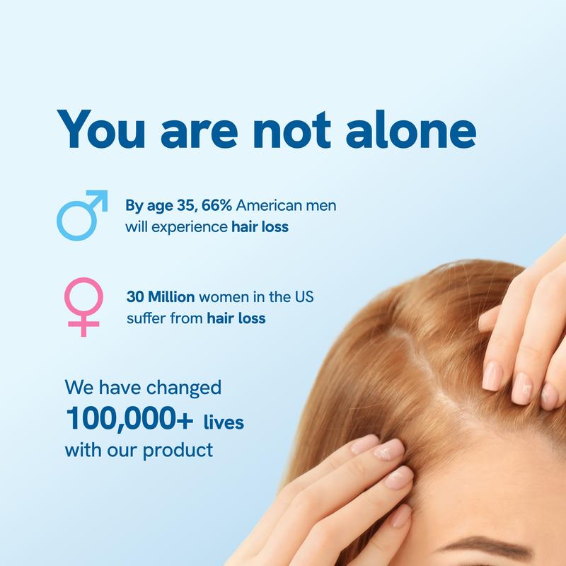 Hair Growth Roller - Scalp Regrowth Device - Hair Thinning Treatment